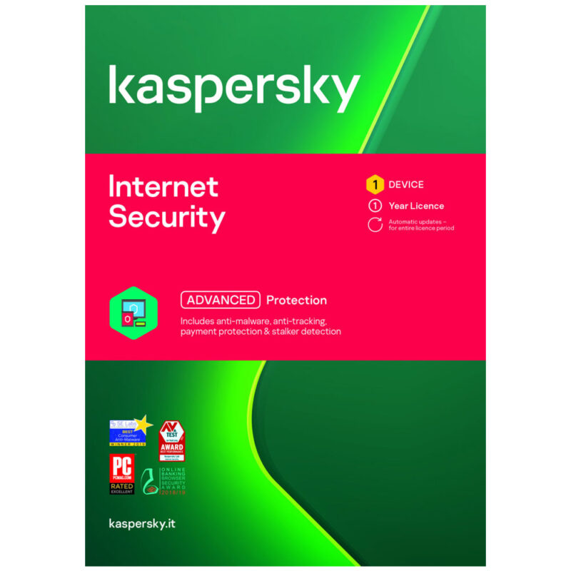 Kaspersky Internet Security 1-Device 1 jaar